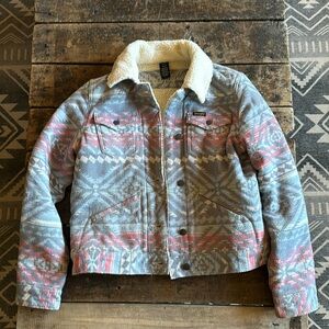 Wrangler Sherpa Lined Aztec Jacket